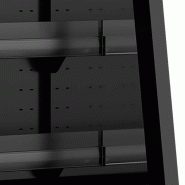 Vitrine réfrigérée pour supermarché Galaxy+ GPL20FGD Black L1330mm 48026 TEFCOLD_3