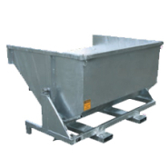 Benne auto-basculante - De 480 à 2000 litres - PEHD ou acier_3