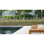 Clôture PVC ajourée - lisses verticales 5 cm d'épaisseur, renforcées aluminium - COSMOS - Gamme Prestige_3