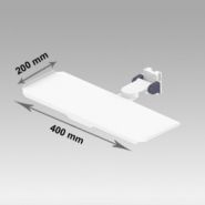 E Cart LD 8 - Pré-configuration pour écran et clavier - Chariot informatique médical - Ergonoflex - 25 kg_3