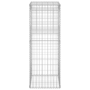 Vidaxl poteaux à panier de gabion 2 pcs 50x50x140 cm fer 151271_3