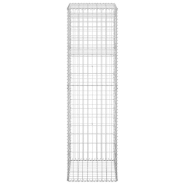 Vidaxl poteaux à panier de gabion 2 pcs 50x50x180 cm fer 151273_3