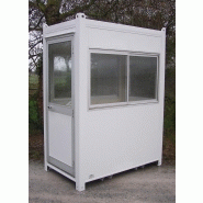 Bungalow de chantier mgn 12 / monobloc / guérite / aménagé / 1.2 x 1.11 x 2.59 m_3