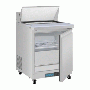 Comptoir de préparation réfrigéré positif 1 porte Série U 154L UA009 Polar_3