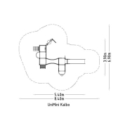 Structure multi-jeux UniMini Kalbo - 3 à 5 ans - 8055773 - Hags - 5400x3900x2500 mm_3