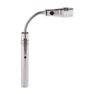 Lampe de poche extensible en aluminium - 3 LED, tête flexible et aimant, longueur max. 57 cm_3