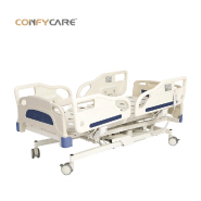 Lit hospitalier électrique inclinable pour soins intensifs - JFD69 - Coinfycare - 6 moteurs Ti-motion, capacité 250kg, Trendelenburg & angles réglables_3