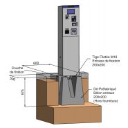 Pco 1002 a - borne de paiement parking - urbaflux - alimentation électrique 230v_3