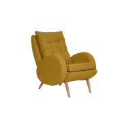 Fauteuil Baltic 67 cm - Home Spirit - Style scandinave - Structure en hêtre et mousse HR_3