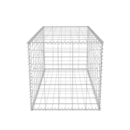 Vidaxl panier de gabion acier galvanisé 100x50x50 cm 142549_3