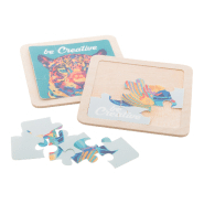 Puzzle en bois et plastique - 9 pièces - Marquage possible - Impression UV Led incluse_3