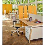 Claustra acoustique VIVA - design atypique, panneaux orientables et finitions personnalisées_3