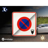 Panneau stationnement B6B4 - Entrée d'une zone à stationnement payant - Panneau de signalisation routière_3