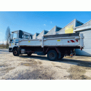 Camion benne IVECO 75E14 avec benne de dimensions 4.90m x 2.30m x 0.45m
