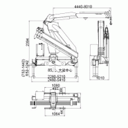 Grue auxiliaire XCMG SQ5ZK2 - 5 tonnes - Capacité maximale de levage 5000 kg - Hauteur maximale 11 m_3