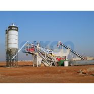 Centrale à béton mobile Master-60 Pegasus-Bear-Panthera - 50 m³/h - silo intégré 36 tonnes (modèle BEAR)_3