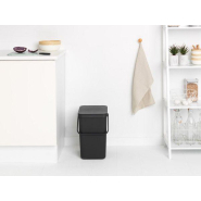 Poubelle Brabantia Sort & Go - 25 litres - Grey - Multi-talent - volume M (25 L)_3