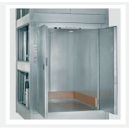 Cabine de monte-charges en acier galvanisé avec éclairage de secours