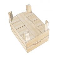 Caisse jardinière en bois L2 - Simply à box - L36 x H29 x P27 cm - Bois brut et 6 coloris de lasure à l'eau_3