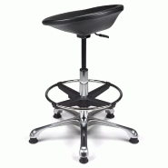 Tabouret technique polyuréthane avec dossier intégré So Arezzo - Avec_3