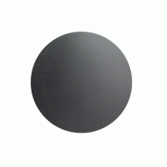 X Cross table de bistrot avec piètement sable + plateau HPL noir Ø70 cm_3