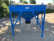 Trémie de stockage NC à trappe KW190 - 1.9m3 - Pieds démontables - Occasion_3