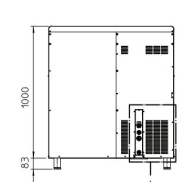 Machine à glace en grains Scotsman - 200 kg/24 h - Finition inox - Stockage 55 kg - AF 206 WS_3
