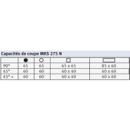 Scie circulaire manuelle Metallkraft MKS 275 N - Ø275 mm - 2 vitesses - Tête et étau pivotants_3