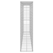 Vidaxl mur à gabion avec couvercles acier galvanisé 200 x 20 x 85 cm 143580_3
