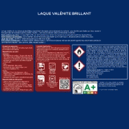 Peinture laque boiserie Valénite noir brillant 0,5 L - effet miroir - DULUX VALENTINE_3