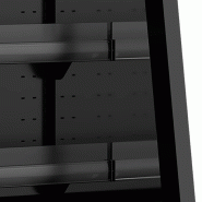 Vitrine réfrigérée pour supermarché Galaxy+ GPL10FGD Black L1060mm 47542 TEFCOLD_3