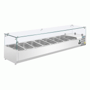 Saladette réfrigérée 8 bacs GN 1/3 Série G GD877 Polar_3