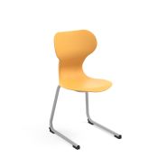 Chaise d'école Mia Cantilever - dossier incurvé, assise dynamique et structure métallique robuste_4