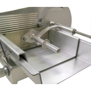 Trancheuse à viande Roussey TVN Rodi - modèle vertical en alu anodisé avec grande capacité de coupe_3