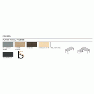 Bureau bench 2 personnes Yan C - MDD. - Blanc, 120, Anthracite_3