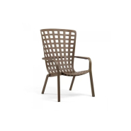 Fauteuil en résine FOLIO - Stamp - Relaxation d'extérieur avec dossier inclinable et motifs ajourés_3