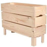 Caisse jardinière en bois H3 - Simply A Box - L18 x H39 x P54 cm - Bois brut et 6 coloris de lasure_3
