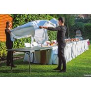 Table pliante - Polyéthylène pur - Antichoc, hydrofuge et UV - Acier indestructible - Dimensions 183x76,2x74 cm ou 152,4x76,2x74 cm_3