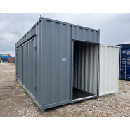 Container maritime 20 pieds - High Cube (HC) - 3 portes - robuste et durable - adapté pour le  stockage de marchandises volumineuses_3