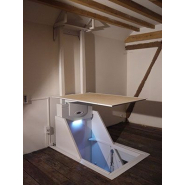 Ascenseur vertical pour un étage avec design compact