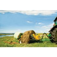 Dérouleuse à chaîne SL700X - Hustler Equipment - capacité 2 balles, balles rondes et enrubanné_3