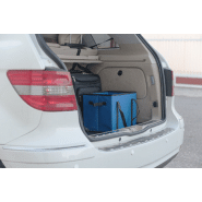 Sac de rangement pliable en non-tissé - avec poignées - pour coffre de voiture - couleur bleue_3