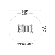 Structure multi-jeux inclusive 3 à 12 ans - UniPlay Larry - 8094072 - Hags - Thème camion_3