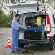 Aquajet RIONED - Hydrocureuse sur cadre compact pour nettoyage des égouts jusqu'à 350 mm_3