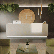 Banque d'accueil PMR largeur 4,24m option éclairage So Aragon_3