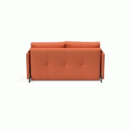 Canapé design convertible Cubed 02 Arms - Innovation Living - Couchage 140x200 cm - Tissu Argus Rust_3