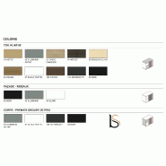 Armoire à rideaux basse en bois - MDD - Blanc pastel_3