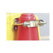 Lampe de chantier monopile double face - Lentilles diamètre 180 mm - Technologie LED - Fixation anti-vol_3