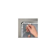 Tabl4 - porte affiches a1 sur pied - presentoirs et presentoirs - composé d'un mât en aluminium de 1920 mm fixé sur une platine lestée sur lequel repose 4 cadres à clic-clac à coins chromés pour affiches a1 60 x 80 cm_3