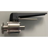 Vannes à boule en inox 316L - commande manuelle ou pneumatique - stérilisables et démontables_3